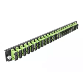 Spleißbox-Frontplatte DeLOCK 19 Zoll 24 Port SC Duplex limettengrün