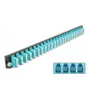 Spleißbox-Frontblende DeLOCK 19 Zoll 24 Port LC Quad aqua
