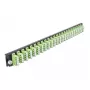 Spleißbox-Frontplatte DeLOCK 19 Zoll 24-Port LC Quad limettengrün