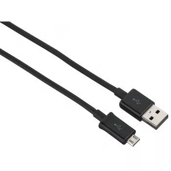 Hama 00200904 USB-Kabel USB 2.0 0,9 m USB A Micro-USB B Schwarz