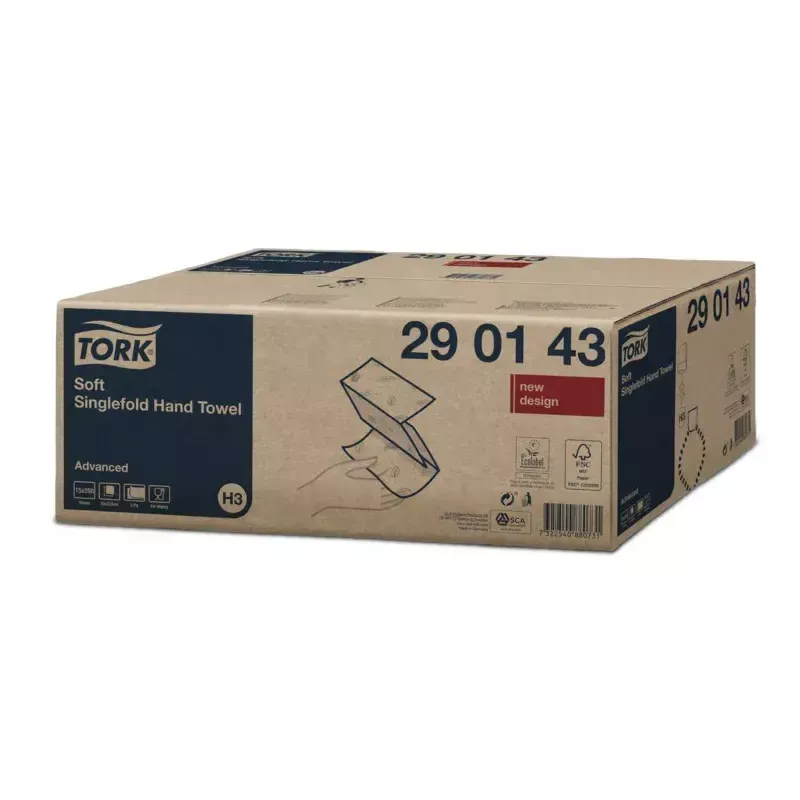 Papierhandtücher Tork 290143 250 Blatt Weiß