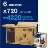 Papierservietten Tork 720 Xpressnap Fit 12830 weiß 1-lagig