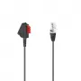 Hama 00201115 Telefonkabel 3 m Schwarz