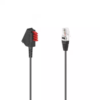 Hama 00201117 Telefonkabel 10 m Schwarz