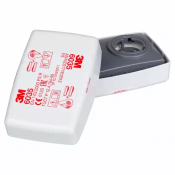 Partikelfilter 3M 6035 P3R 2er-Pack — Ersatz-Partikelfilter für 3M Gas- und Dampfatemschutzmasken