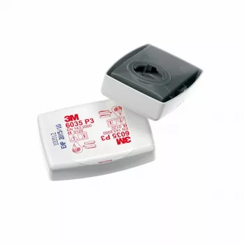 Partikelfilter 3M 6035 P3R 2er-Pack — Ersatz-Partikelfilter für 3M Gas- und Dampfatemschutzmasken