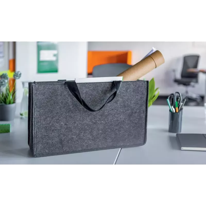 Umhängetasche Sigel BA411 Filz Grau Unisex Groß