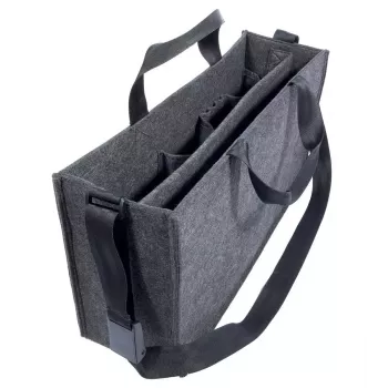 Umhängetasche Sigel BA411 Filz Grau Unisex Groß