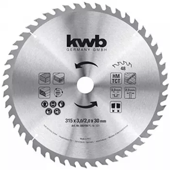 Kreissägeblatt KWB 593159 31,5 cm 1 Stück