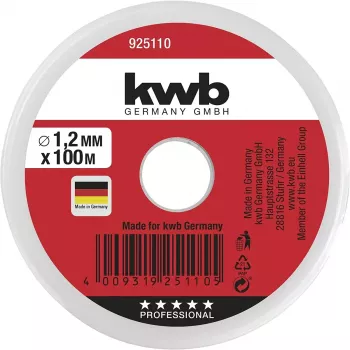Schnur KWB 925110 100m Nylon Grün 1,2mm