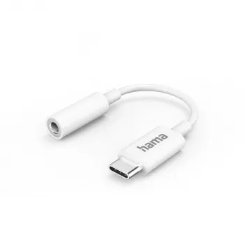 Hama 00201524 Audiokabel USB C 3,5 mm Weiß