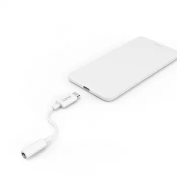 Hama 00201524 Audiokabel USB C 3,5 mm Weiß
