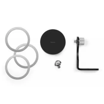 Passive Halterung Hama Puck 00004655 Mobiltelefon Smartphone Schwarz Metallic