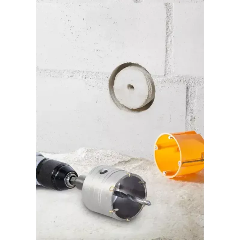 Kernbohrer KWB 175180 Single 8 cm für Ziegel Beton Marmor Stein