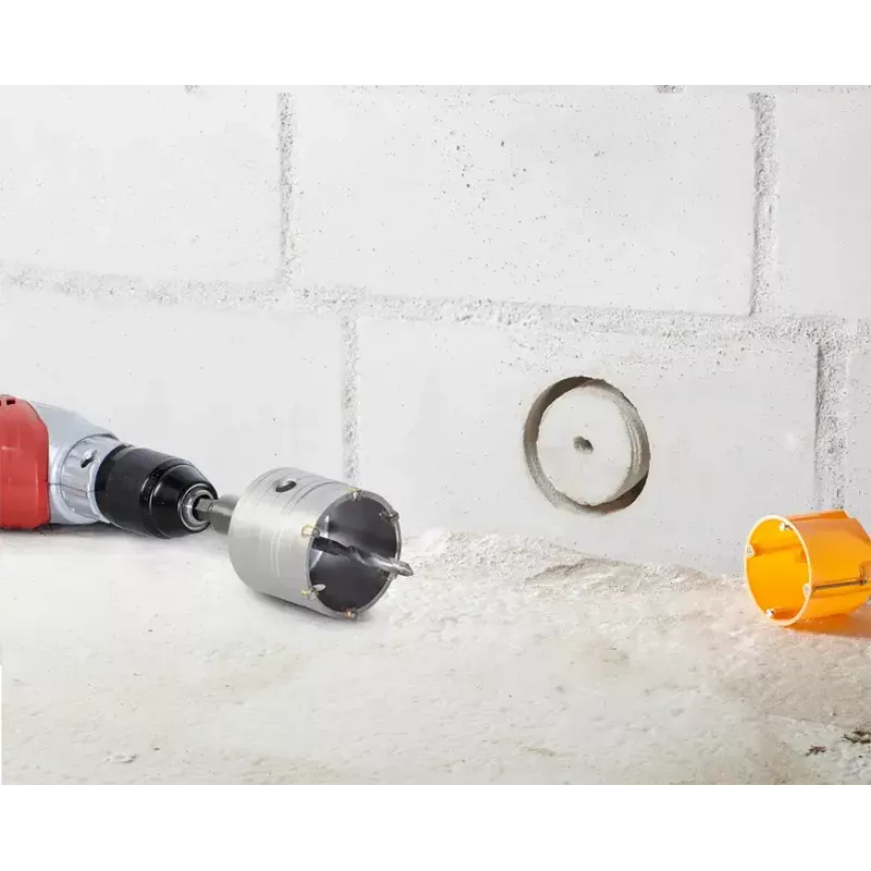 Kernbohrer KWB 175180 Single 8 cm für Ziegel Beton Marmor Stein