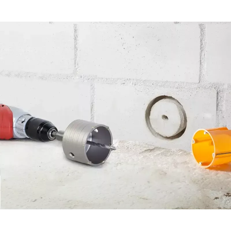 Kernbohrer KWB 175180 Single 8 cm für Ziegel Beton Marmor Stein