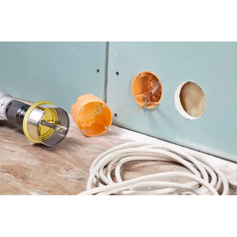 Lochsägensatz KWB 498500 5-teilig geeignet für Spanplatten Gipskarton Kunststoff Weichholz
