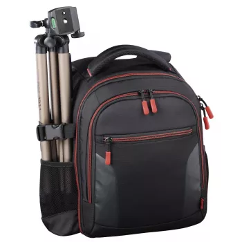 Hama Miami Backpack case Schwarz, Rot