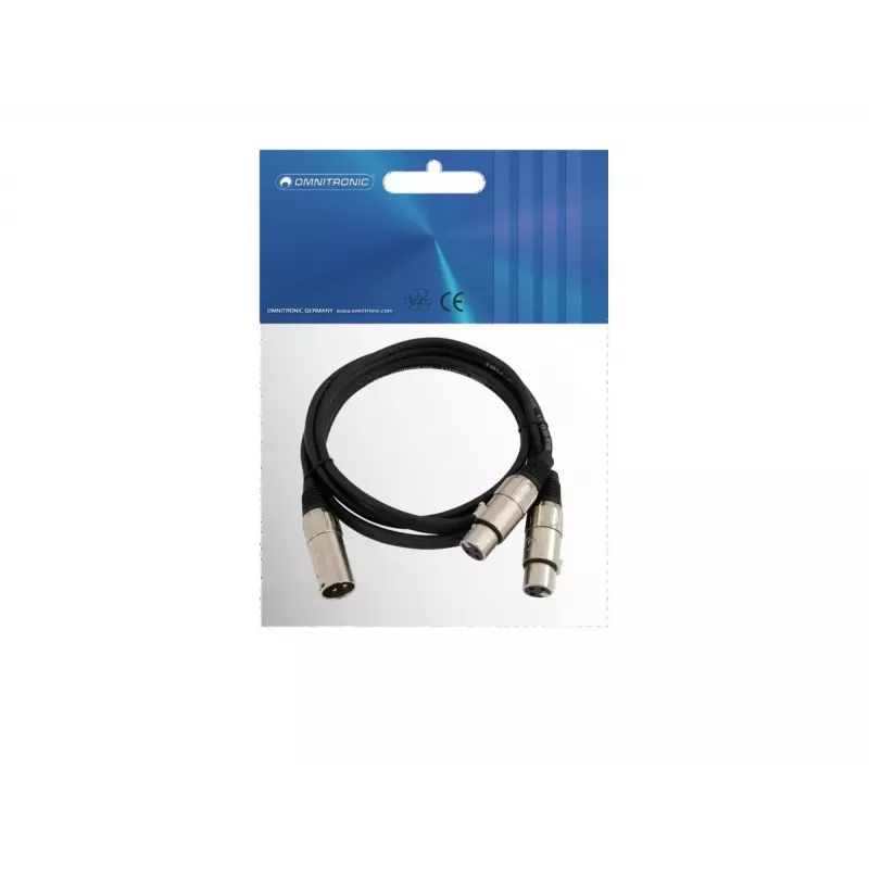 Audiokabel Omnitronic 30225207 XLR 0,5m