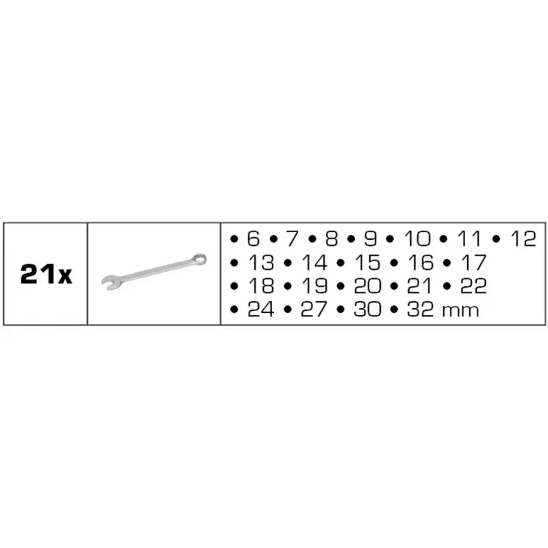 Ringschlüssel-Satz Brilliant Tools BT011021