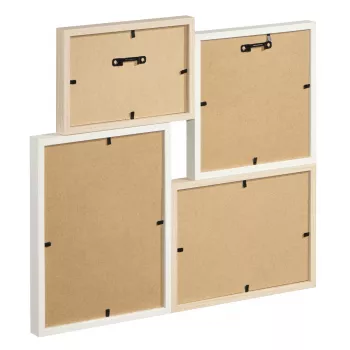 Multi-Bilderrahmen Hama Kiruna Eiche Weiß MDF