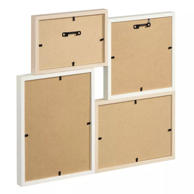 Multi-Bilderrahmen Hama Kiruna Eiche Weiß MDF