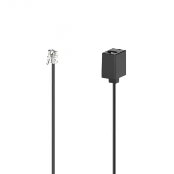 Hama 00201110 Telefonkabel 6 m Schwarz