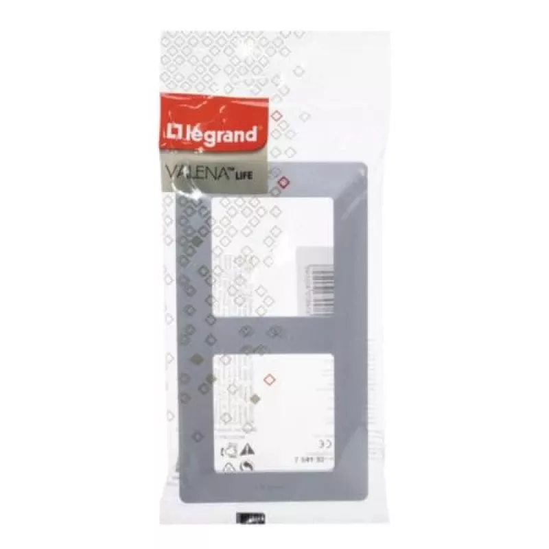 Legrand 754132 Abdeckplatte/Schalterabdeckung Aluminium