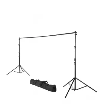 Fotohintergrund-Stativ Hama 00021202 Aluminium Schwarz 2,95 m