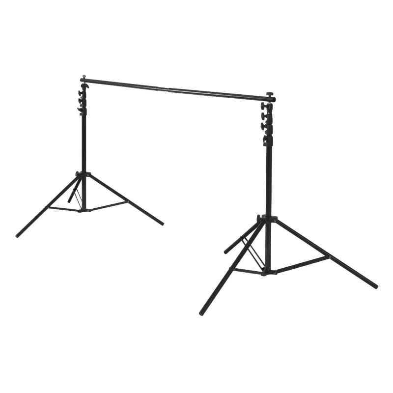 Fotohintergrund-Stativ Hama 00021202 Aluminium Schwarz 2,95 m