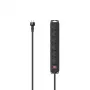 Hama 00223065 Verlängerungskabel 2 m 6 AC-Steckdose(n) Outdoor Schwarz