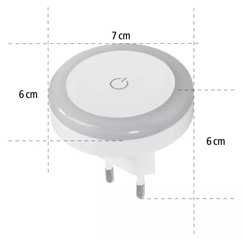 Hama Touch Switch Steckdosen-Nachtlicht