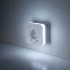 Hama 00223498 LED-Nachtlicht mit Steckdose, 2 USB-Ausgängen, Bewegungs- und Lichtsensor