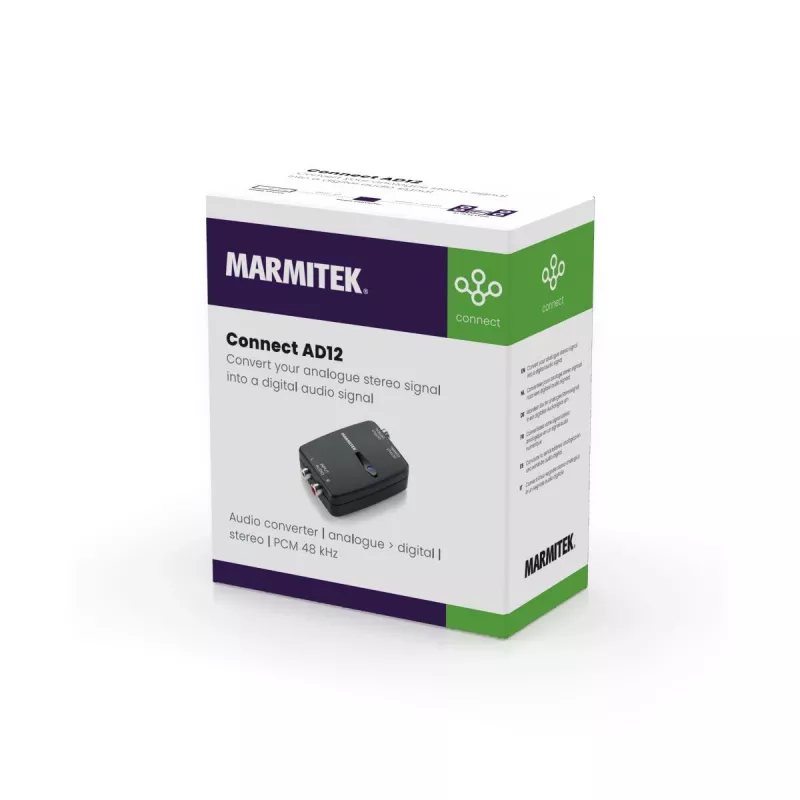 Marmitek Connect AD12 Schwarz 25008412 HDMI Audio Extractor 4K