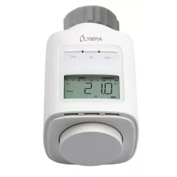 Heizkörperthermostat Olympia HT 430-23A (Modell 73036) Weiß, elektronische Steuerung