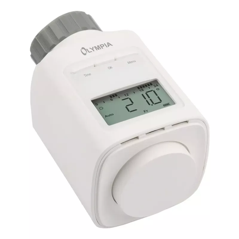 Heizkörperthermostat Olympia HT 430-23A (Modell 73036) Weiß, elektronische Steuerung