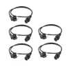 ACT Netzkabel CEE 7/7 Stecker (abgewinkelt) - C13 IEC Lock schwarz 2 m, EL182S, 5er-Pack