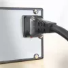 ACT Netzkabel C19 IEC Lock – offenes Ende schwarz 2 m, PC1174, 5er-Pack