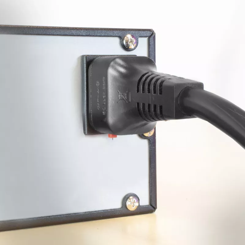 ACT Netzkabel C19 IEC Lock – offenes Ende schwarz 2 m, PC1174, 5er-Pack