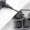ACT Stromkabel C13 IEC Lock - C14 schwarz 2 m, PC1021, 5er-Pack