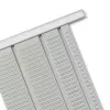 Nobo T-Card Support Rails 12 Link, Aluminium, Grau, Silver, 388 mm, 13 mm, 241 g, 37 mm