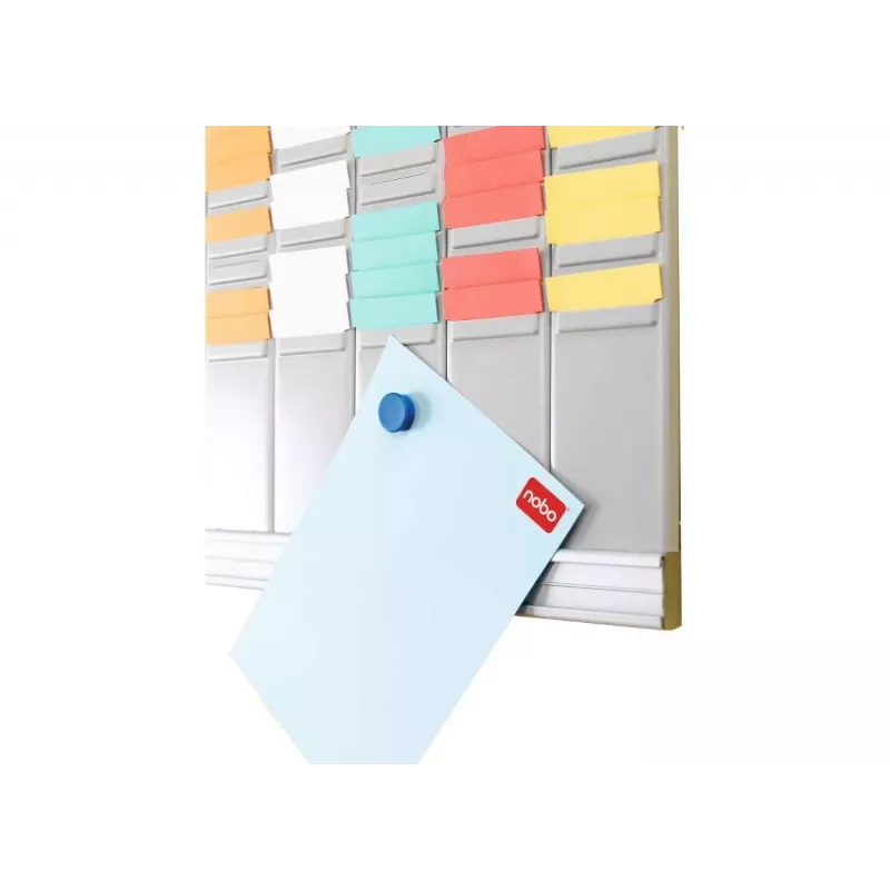 Nobo T-Card Link Bars Metal Size 24, Aluminium, Weiß, 772 mm, 13 mm, 450 g, 36 mm
