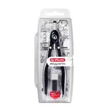 Zirkel Herlitz 11122322 Schwarz Grau