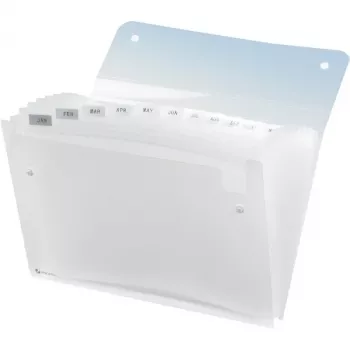 Rexel ICE Expander 13 Fächer klar, transparent, Polypropylen (PP), 260 Blatt, A4, 330 mm, 245 mm