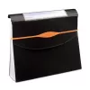 Rexel Optima Expander 13-teilig Schwarz, Schwarz, Polypropylen (PP), 500 Blatt, A4, 45 mm, 325 mm