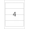 File labels HERMA A4 192x61 mm white paper matt opaque 100 pcs