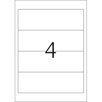 Selbstklebendes Druckeretikett HERMA File labels A4 192x61 mm