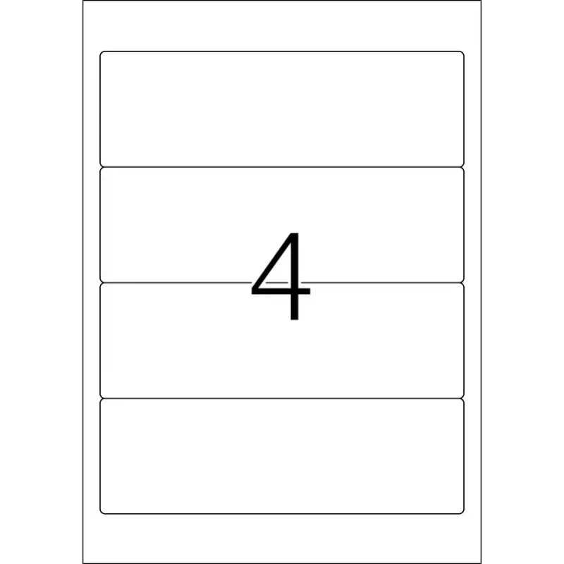 Selbstklebendes Druckeretikett HERMA File labels A4 192x61 mm