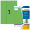 Aktenetiketten HERMA A4 61x297 mm grün Papier matt blickdicht 60 Stück