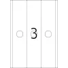 Suspension file labels HERMA 5167 A4 63x297 mm white paper matt opaque 75 pcs
